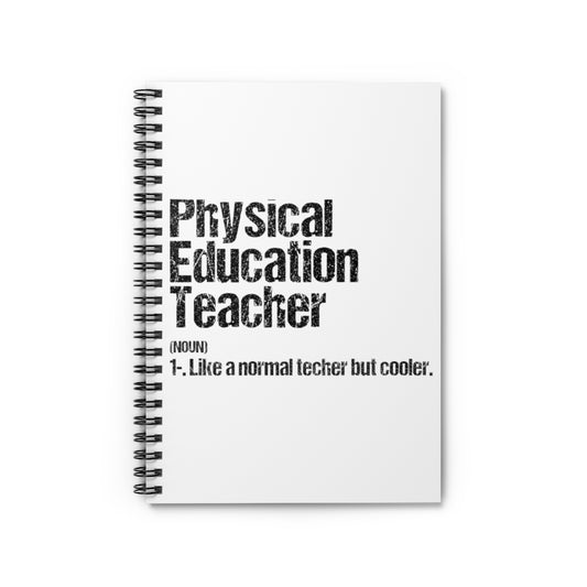 Spiral Notebook  Hilarious Physician School Sports Lover Workout Students Novelty Field Scholars