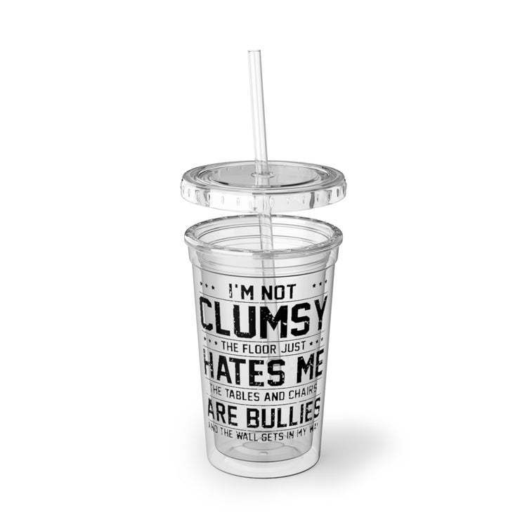 16oz Plastic Cup Hilariors Awkward Clumsy Sarcasm Laughter Sarcastic Hilarious Sloppy Humors Chuckle Sloppy Unwieldy