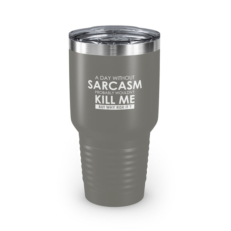 30oz Tumbler Stainless Steel Colors  Hilarious Sarcastically Living Introvert Statements Line Gag Humorous