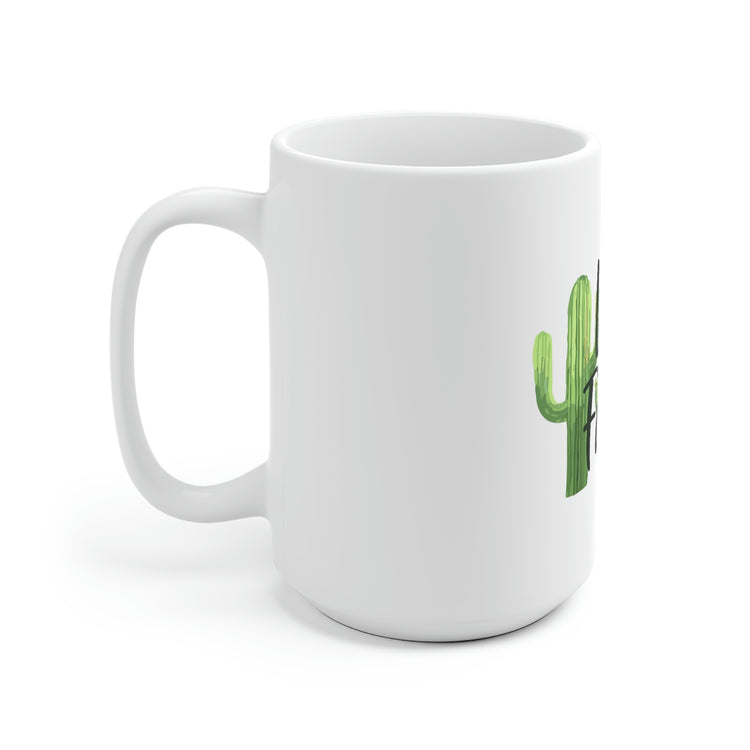 White Ceramic Mug Humorous Engagement Vacations Cactus Sarcastic Mexico Wedding  Party Bridal Spanish Bride