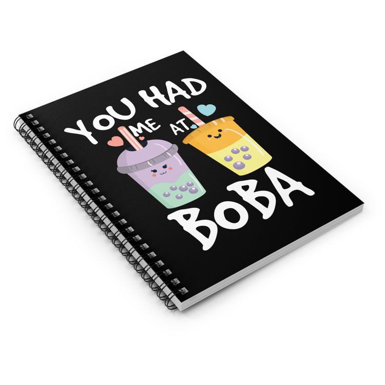 Funny Bubble Teas Enthusiasts Men Women T Shirt Spiral Notebook - Ruled Line