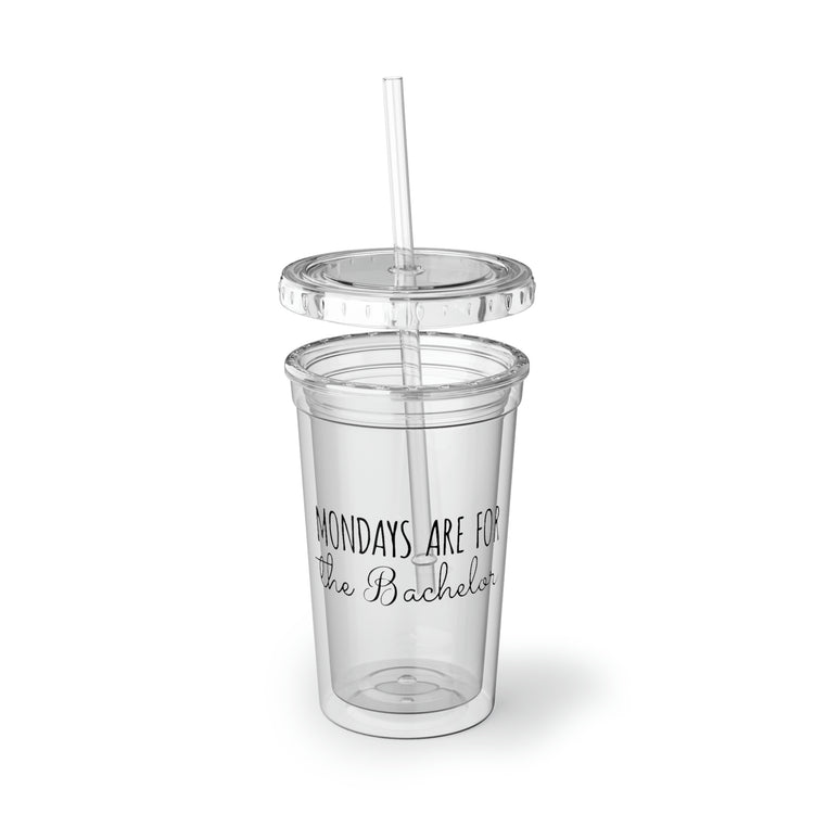 16oz Plastic Cup Funny Bachelors Mondays Engagements Wedding Fiance Groom  Groomsmen Sarcastic Sayings