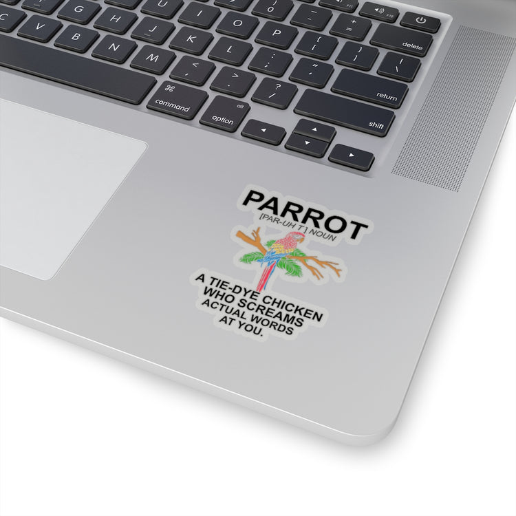 Sticker Decal Humorous Parrot Cockatoo Cockatiels Colored Birds Enthusiast Novelty Parakeet Stickers For Laptop Car
