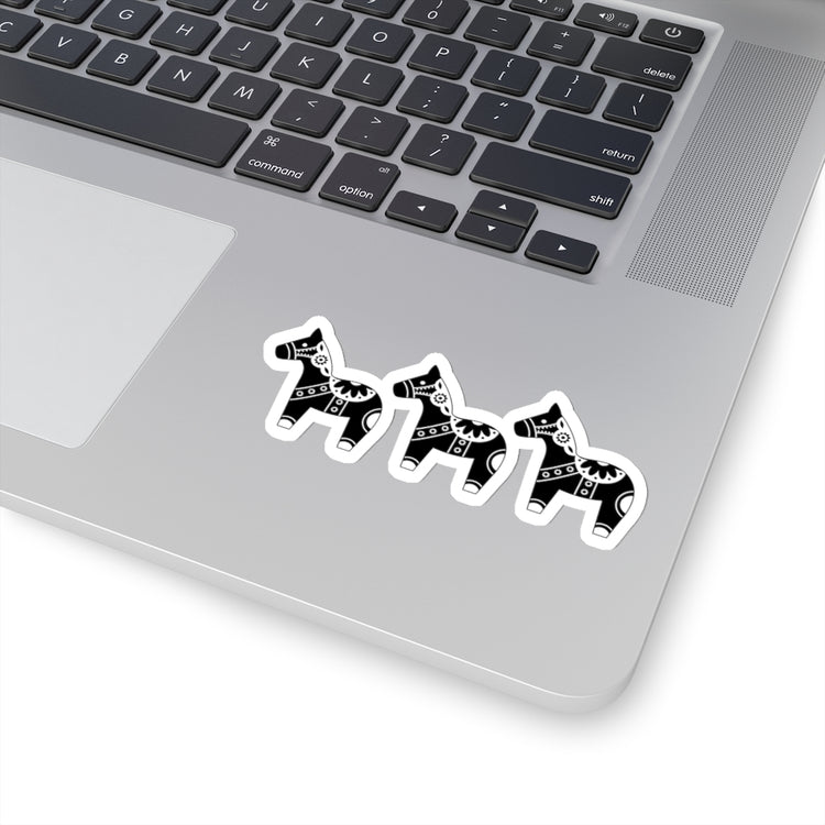 Sticker Decal Novelty Scandinavian Ponies Colt Stallion Toy Model Lover Hilarious Gelding Stickers For Laptop Car