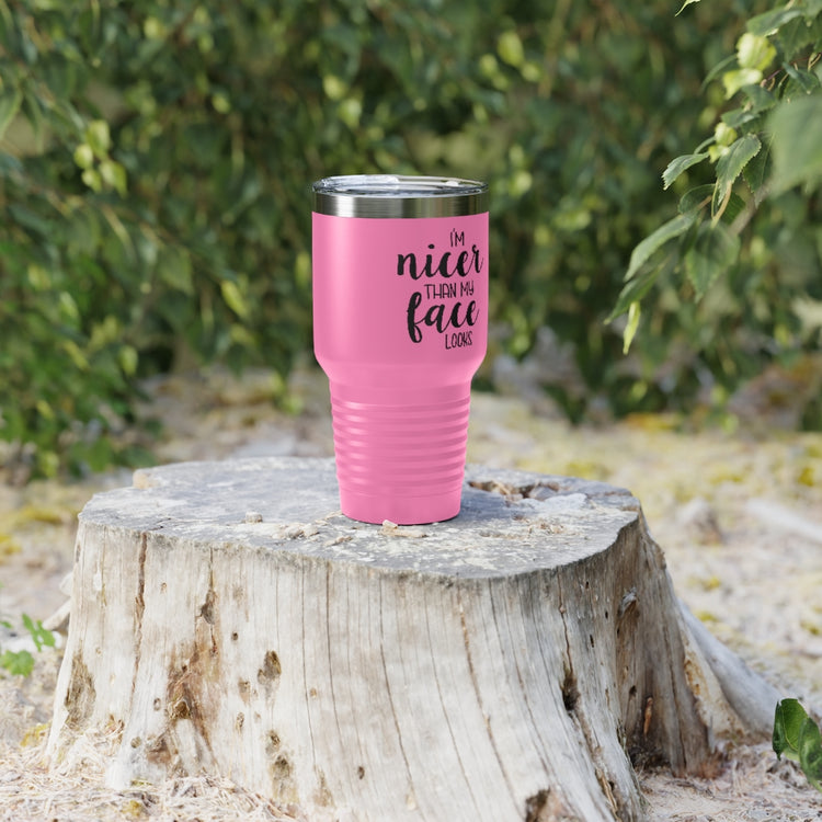 30oz Tumbler Stainless Steel Colors  Humorous Sassiest Introverts Mocking Statements Puns Line Hilarious Awkwardly