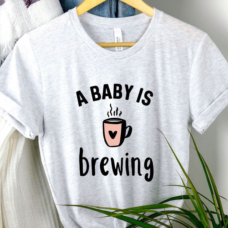 Baby Is Brewing Pregnancy Announcement Shirt