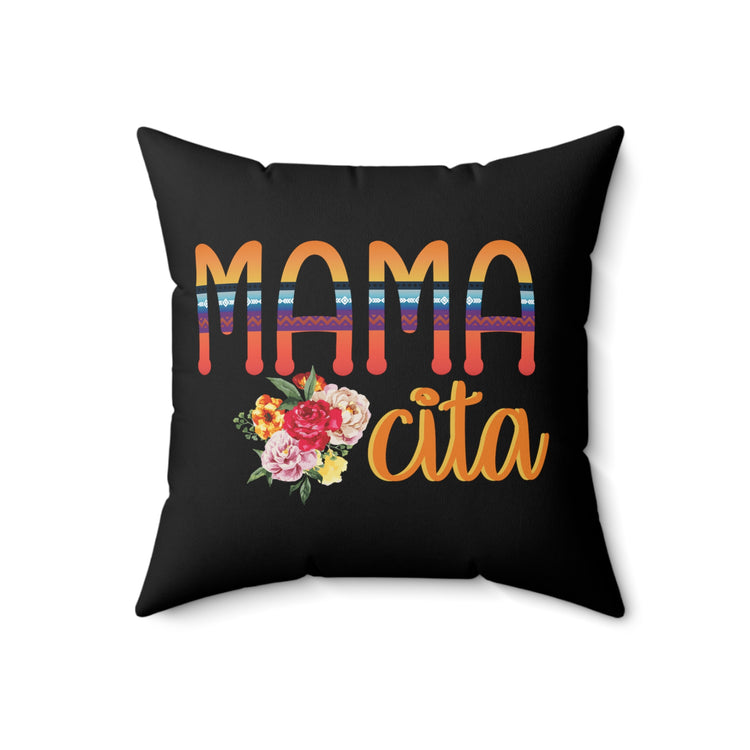 Mama Cita Cinco De Mayo Festival Spun Polyester Square Pillow