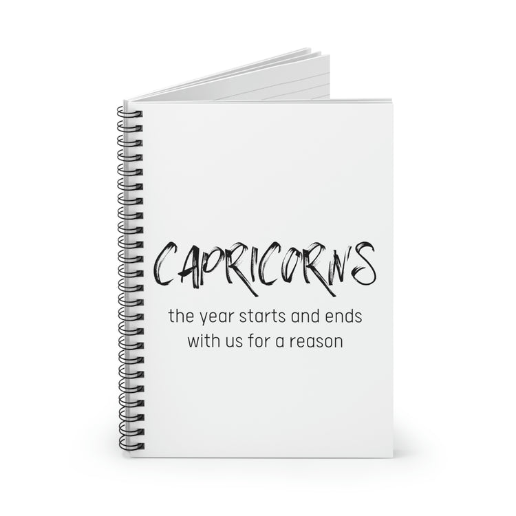 Spiral Notebook Funny Definition Capricorn Sarcastic Dad Women Men Astrology Novelty Capricorn Wife Mom  Astrology