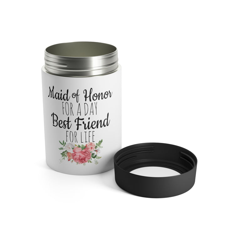 Humorous Bridal Besties Wedding Festivities Statements Gag  Motivational Bridesmaids Appreciation Saying Pun Can Holder