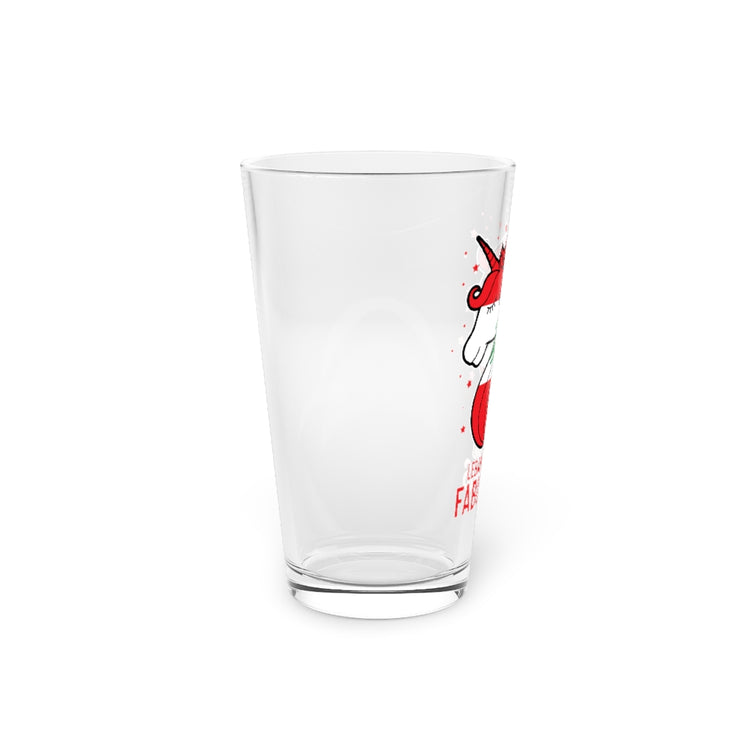 Beer Glass Pint 16oz Humorous Lebanese Christmas Magical Horse Nationalistic Novelty Nationalism