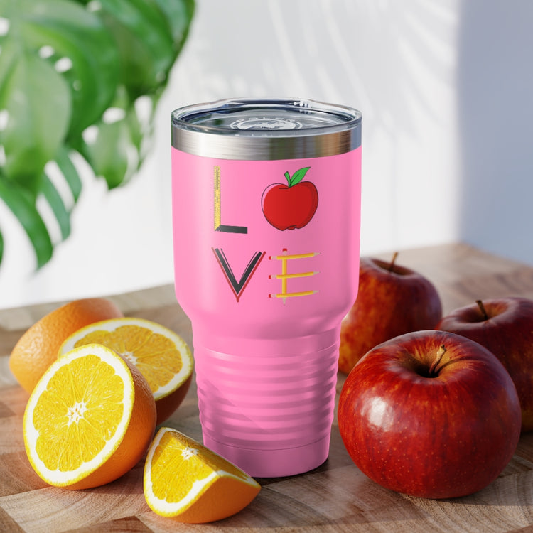 30oz Tumbler Stainless Steel Colors  Funny Teachers Appreciation Love Illustration Books Teacher  Novelty Supportive