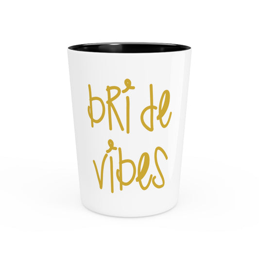 Shot Glass Party Ceramic Tequila Bride Vibes Bachelorette Party Bridal Shower