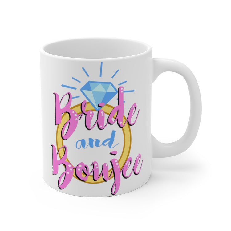 White Ceramic Mug Humorous Drinking Bride Sarcastic Engagement Bridal Funny Hilarious Vodka