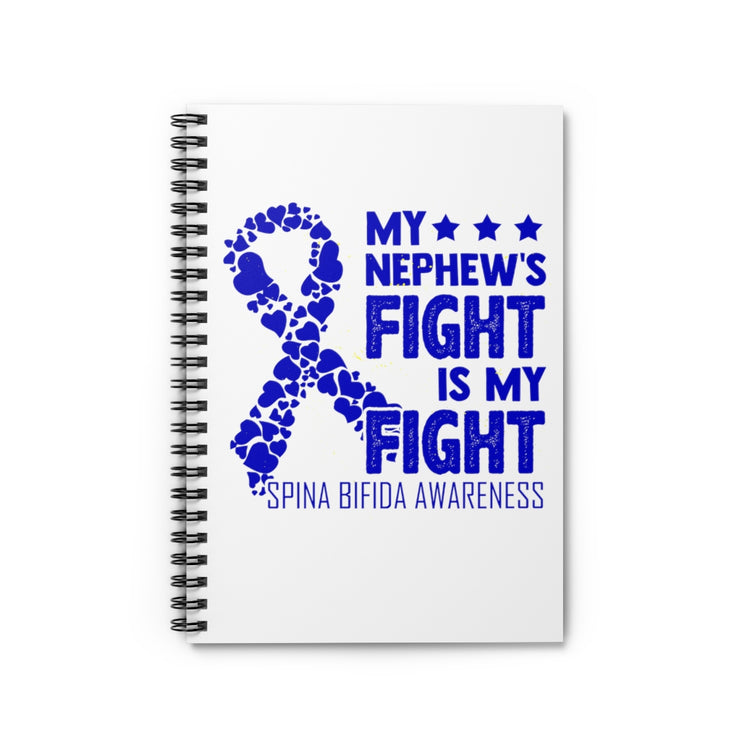 Spiral Notebook   Humorous Grandma Of A Fighter Bone Marrows Donation Fan Novelty Supportive