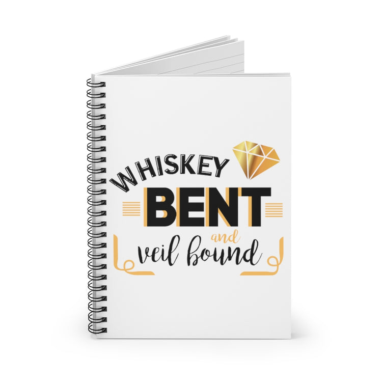 Spiral Notebook  Funny Wedding Veils Entourages Sarcastic Engagement Bridal Funny Wedding Veils