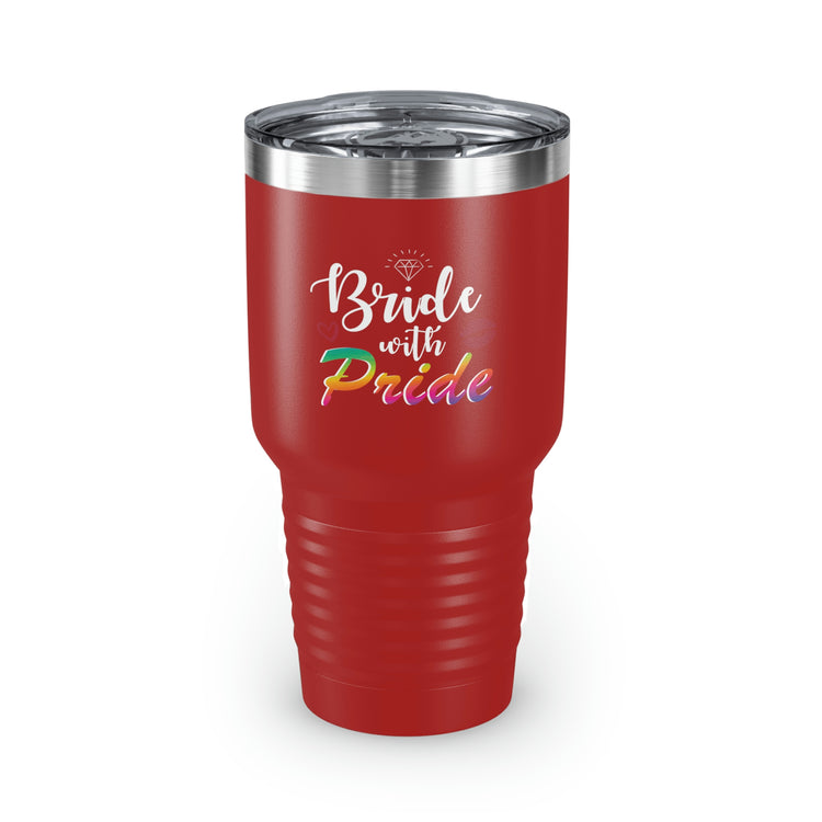 30oz Tumbler Stainless Steel Colors Humorous LGBTQ Bridal Appreciation Graphic Puns Hilarious Supportive Bridesmaid