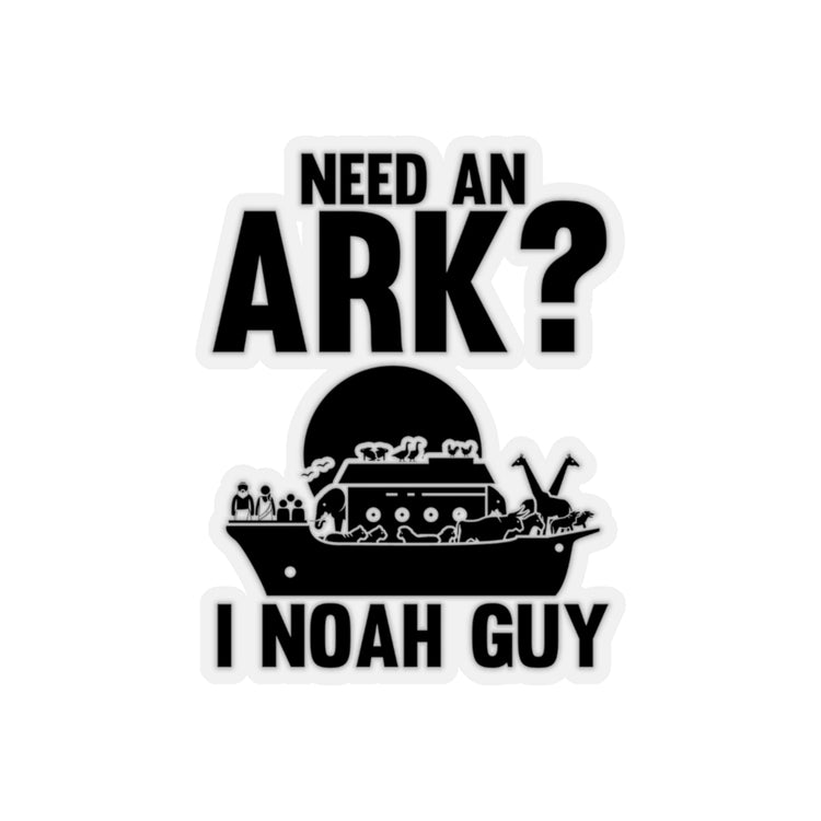 Sticker Decal Hilarious Noah ark Priesthood Enthrone Catholic Church Pun Humorous Stickers For Laptop Car