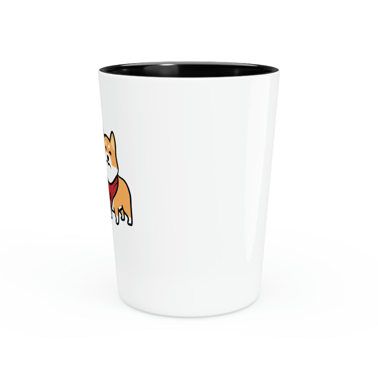 Shot Glass Party Ceramic Tequila Funny Adorable Shiba Inu Lovers Kawaii Meme  Humorous Japanese Dog Owner