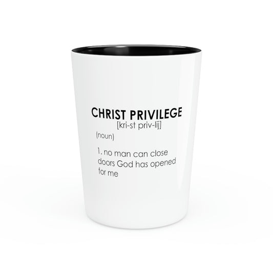 Shot Glass Party Ceramic Tequila Inspirational Christianity Privileges Devotees  Religious Advantages Scriptures