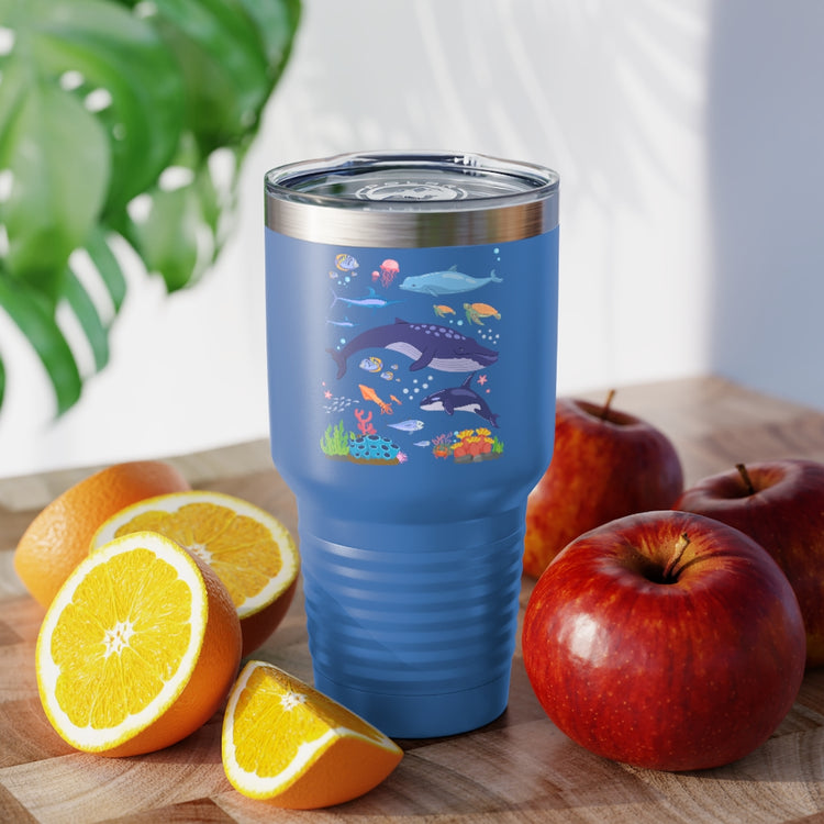 30oz Tumbler Stainless Steel Colors Inspirational Environmentalists Biologists Illustration Gags Motivational