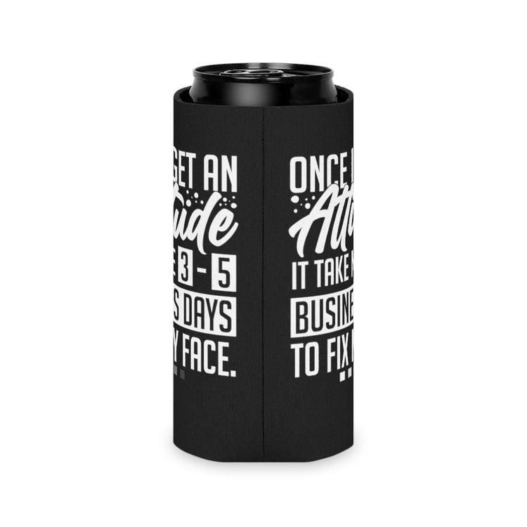 Beer Can Cooler Sleeve Humorous Easily Annoyed Sarcastic Statements Attitude Funny Hilarious Cranky