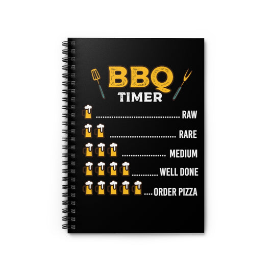 Spiral Notebook Hilarious Griller Meats Grilled Enthusiast Barley Alcohols Novelty Brew Pints Booze Drinker Lover Roasting