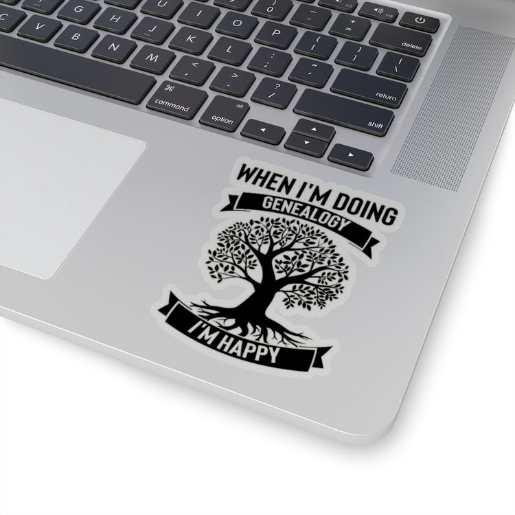 Sticker Decal  Humorous I'm Genealogy Origins Families Tree Enthusiast Novelty Bloodlines Stickers For Laptop Car