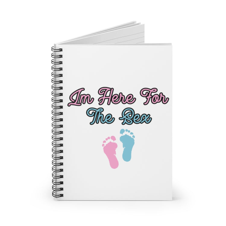 Spiral Notebook Humorous Dad Party Revealing Mom Baby Funny Saying Grandma Hilarious Mothering