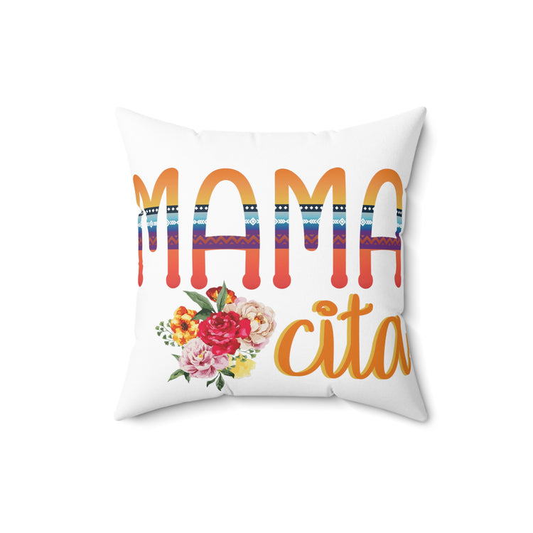 Mama Cita Cinco De Mayo Festival Spun Polyester Square Pillow