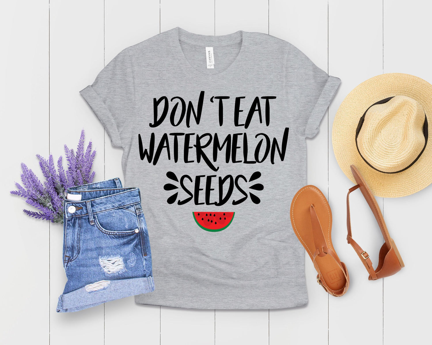 Don't Eat Watermelon Seed Funny Pregnancy TShirt - Teegarb