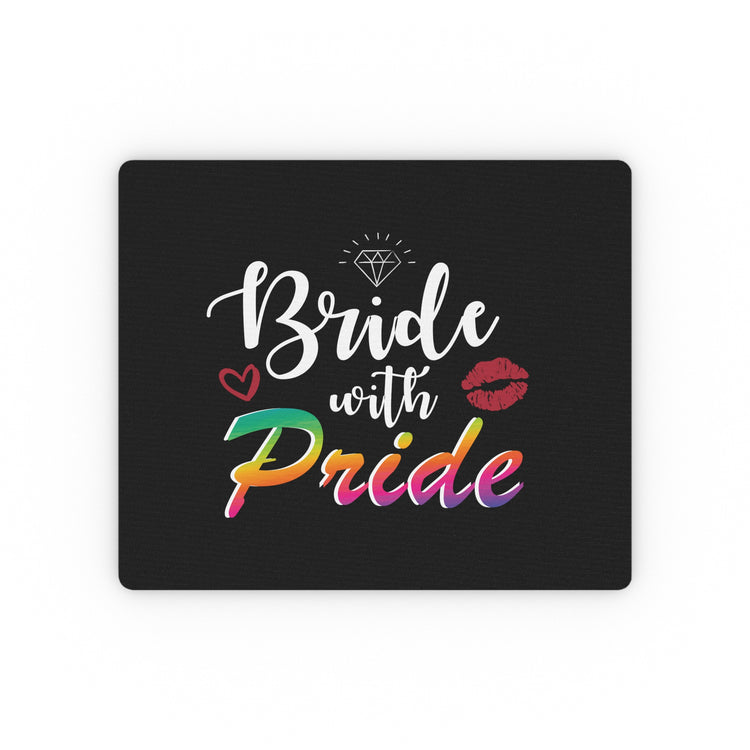 Humorous LGBTQ Bridal Appreciation Statements Graphic Puns Hilarious Supportive Bridesmaid Illustration Quote Rectangular Mouse Pad