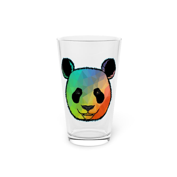 Beer Glass Pint 16oz  Novelty Panda Ailurus Animals Fan Fulgens Natures Enthusiast Humorous Pandas