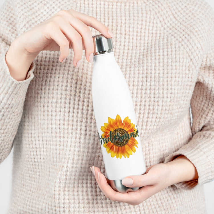 20oz Insulated Bottle Bridesmaid Sunflower