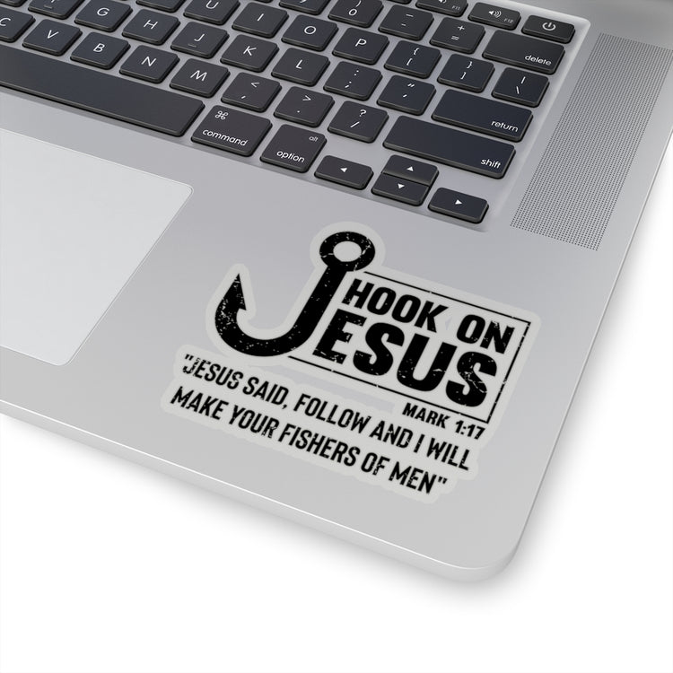 Sticker Decal Humorous Fisherman Priesthood Catholic Church Pastor Pun Humorous Christianity Stickers For Laptop Car