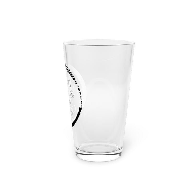 Beer Glass Pint 16oz Humorous Trace Evidence Tracing Tracer Worker Enthusiast Novelty Forensic