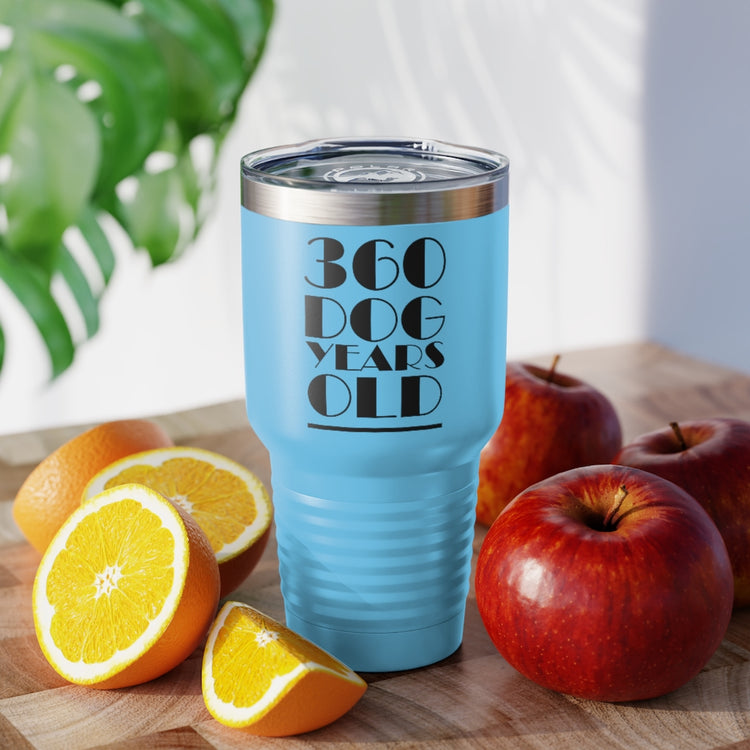 30oz Tumbler Stainless Steel Colors Humorous Retirement 50th Birthday Funny 350 Dog Years Old Hilarious Graphic Men Women