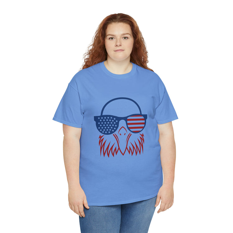 Shirt Funny Cute Patriotic Eagle American Flag 4th Of July Freedom National  Pride T-Shirt Gift Unisex Heavy Cotton Tee