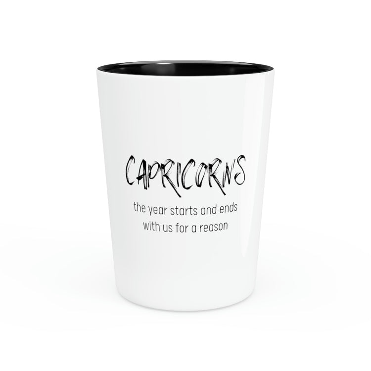 Shot Glass Party Ceramic Tequila Funny Definition Capricorn Sarcastic Dad Women Men Astrology Novelty Capricorns