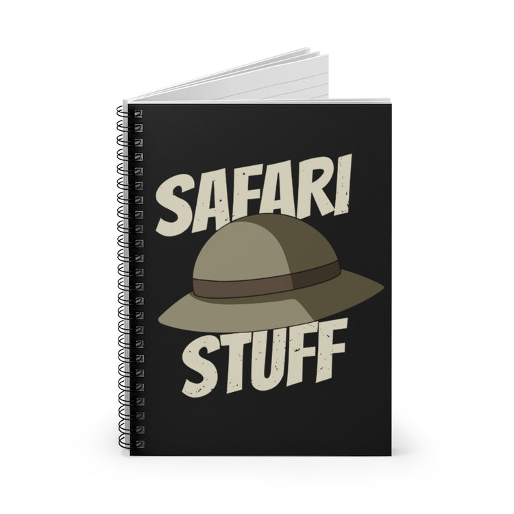 Spiral Notebook  Humorous Safari Staff Menagerie Wildlife Park Enthusiast Novelty Zoological Parks Keeper Steward Custodian