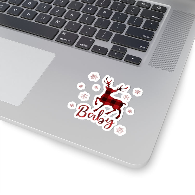 Sticker Decal Christmas Reindeer Family  | Mommy And Me  | Father Daughter Gift |Stickers For Laptop Car