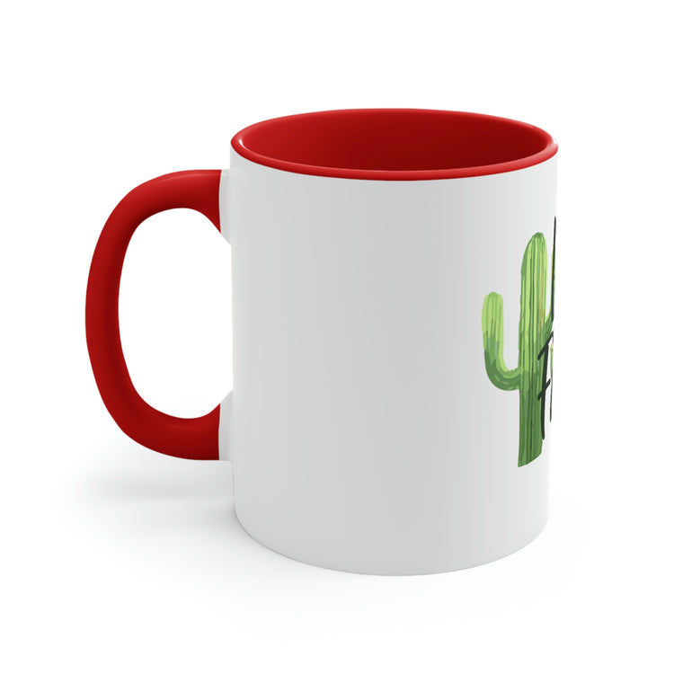 11oz Accent Coffee Mug Colors Funny Engagement Vacations Cactus Sarcastic Mexico Wedding Party Bridal Spanish Bride