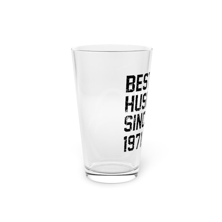 Beer Glass Pint 16oz  Hilarious Supportive Husband Spouses Marriage Partner Marry Humorous Couple