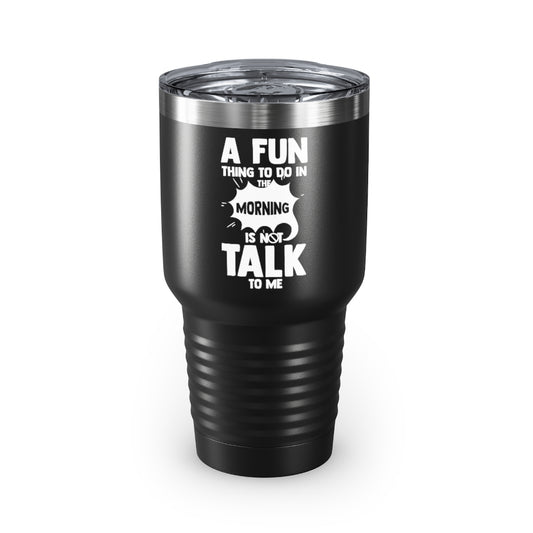 30oz Tumbler Stainless Steel Colors Hilarious People Preferring Quietness Loners Expression Pun Humorous Introverts