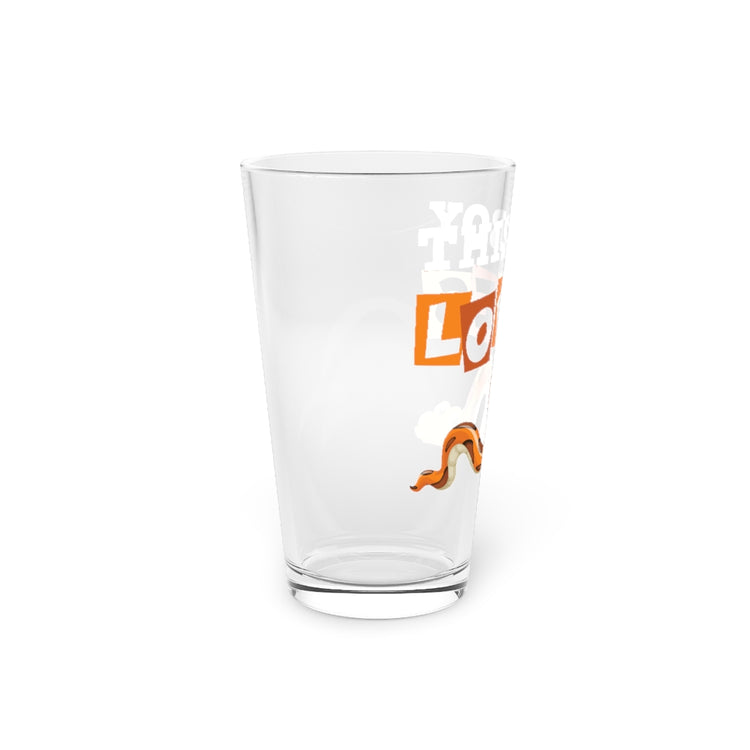 Beer Glass Pint 16oz  Novelty Corn Snakes Enthusiasts