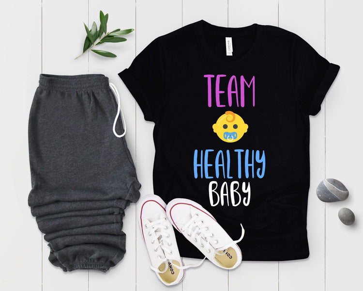 Team Healthy Baby Gender Reveal Shirt - Teegarb