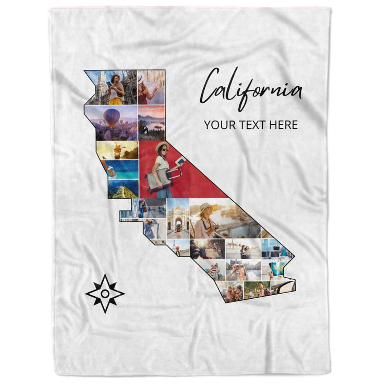 Custom California Picture Blanket