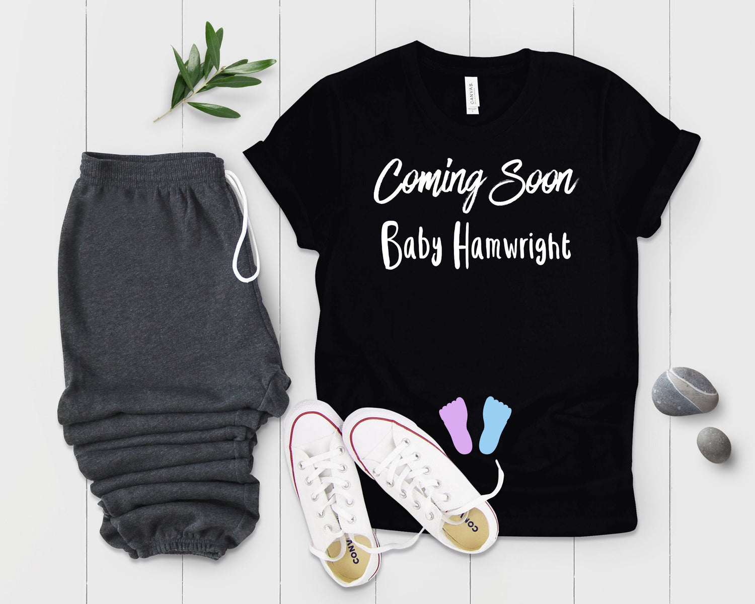 Coming Soon Custom Baby Bump Shirt - Teegarb