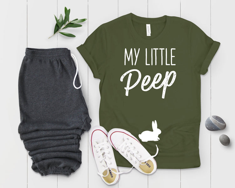 My Little Peep Easter Sunday Baby Bump Shirt - Teegarb