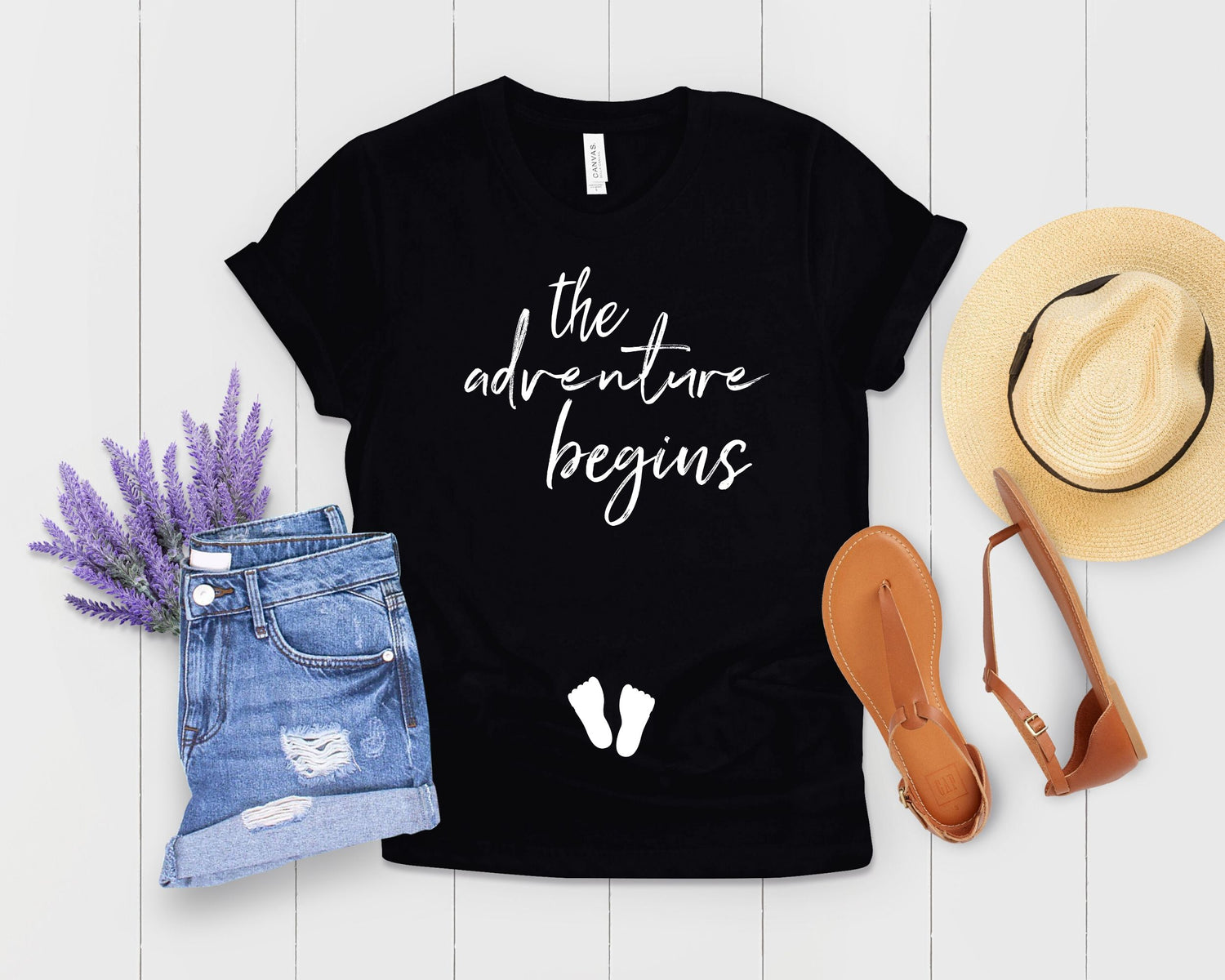 The Adventure Begins Maternity Clothes For Future Mom - Teegarb