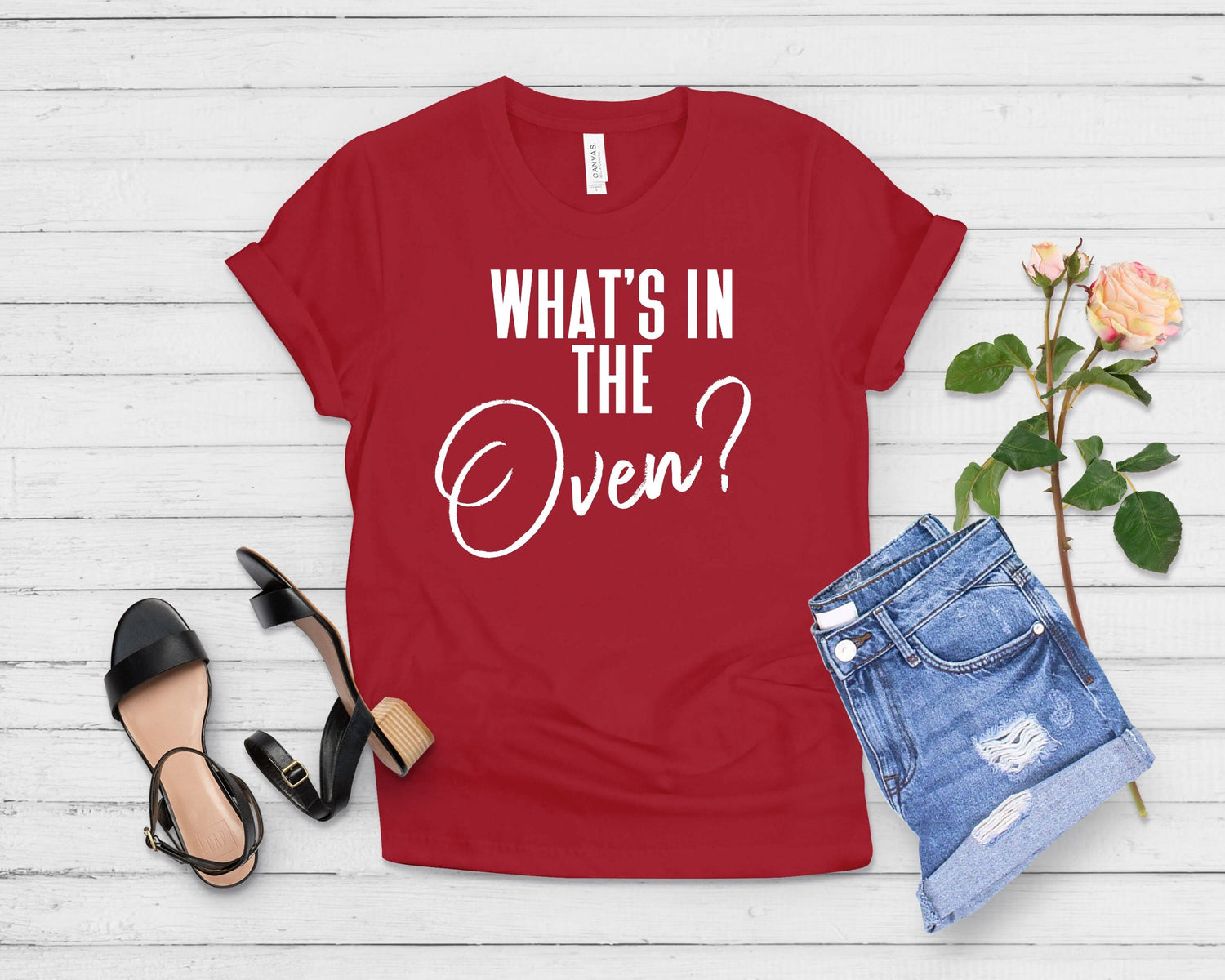 What's In The Oven Future Mom Baby Bump Shirt - Teegarb